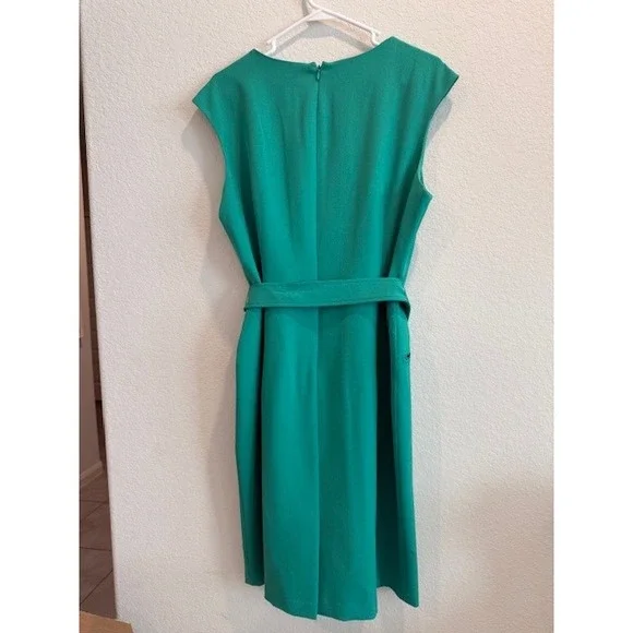 Kasper Dress Suit Set Green Career Work Office Interview Women's Size 14 - Picture 4 of 5